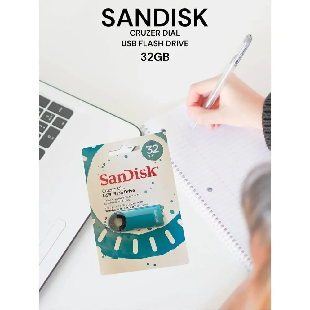 SanDisk Cruzer Dial 32GB USB 2.0 Flash Drive